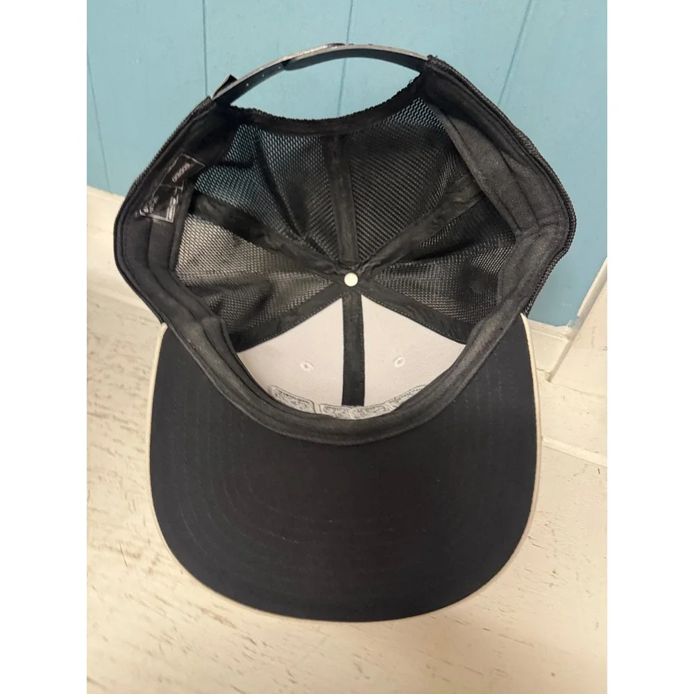 Adidas Golf Trucker Hat White Black Snapback Mesh Cap One Size OSFM